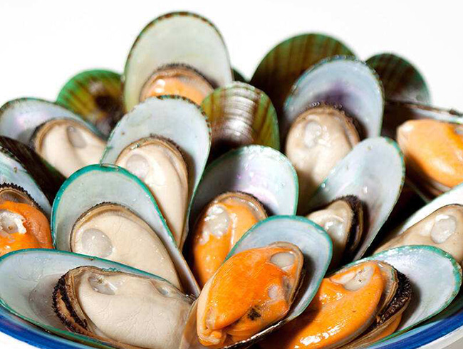 New Zealand half-shell mussels