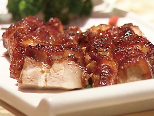 Black pepper barbecued pork